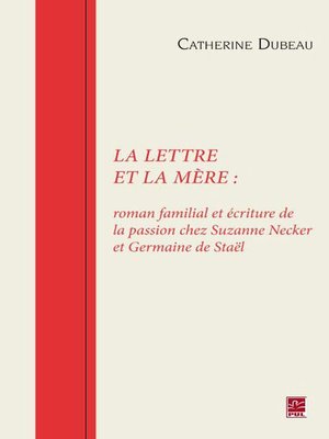 cover image of La lettre et la mère